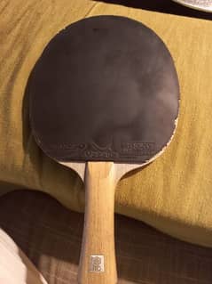 Custom-made table tennis racket.