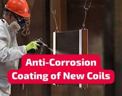 ANTI-CORROSION COATING ON NEW AC CONDENSERS