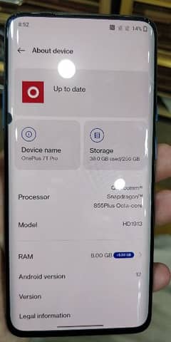 OnePlus 7T pro 8/256Gb