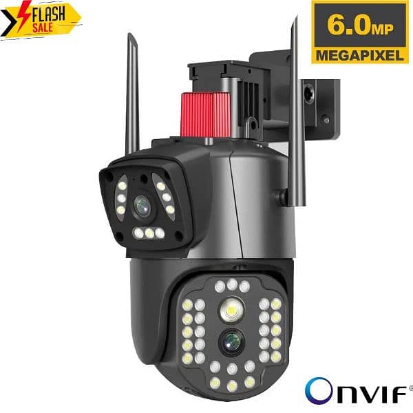 6MP DUAL LENS IP WIFI CCTV CAMERA FOR HOME SECURITY 0