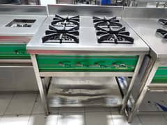 4 Stove Burner New Availabl/pizza oven/Dough mixer/conveyor/fryer
