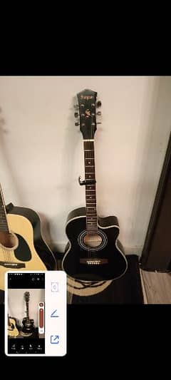 acoustic black guitar(imported)