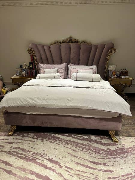 Bed set/ King size Bed/ Double Bed/Poshish bed 8