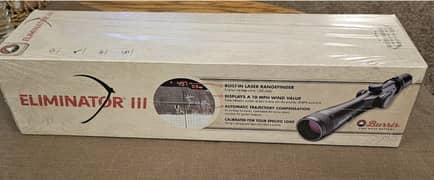 Burris Eliminator III Laser Scope 4-16x50 Lazer Scope auto adjustment