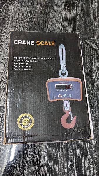 Digital hanging scale (Crane Scale) 500kg capacity, rechargeable 8