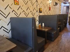 used sofa  and table for restraunt