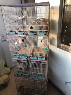 8 portion cage excellent condition