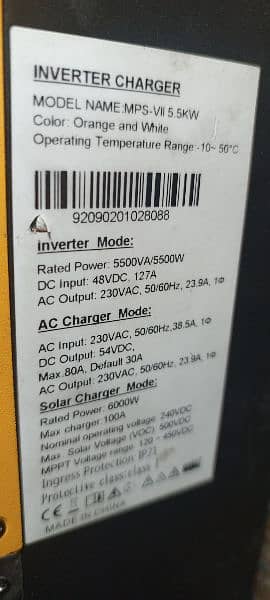 Power x 5500W Hybrid inverted 2