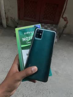 Infinix note 10 with box  8/128 pta approved urgent sale
