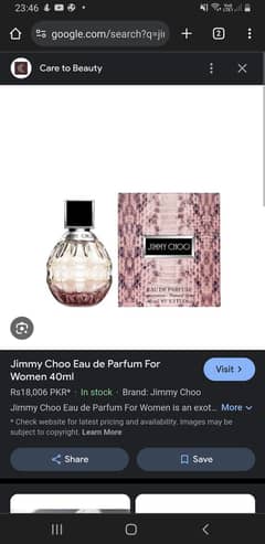Jimmy Choo perfume for women. 100 % genuine bought in dubai duty free