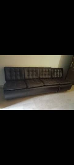 4 seter pure leather