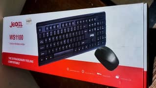Jedel Wireless Keyboard and Mouse