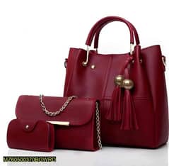 woman’s leather plain bags