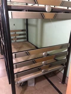 rod Iron double bed