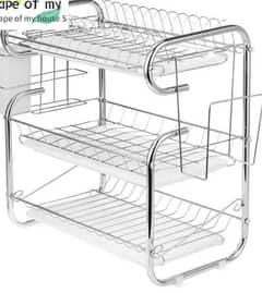 Bartan and dishes stand,rack of 3 layer G shape and 2 layer S shape