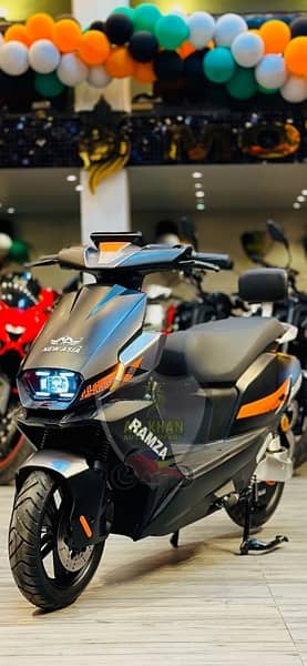 RAMZA M8 BEST E BIKE ELECTRIC SCOOTER OF PAKISTAN SCOOTY SCOOTER 7