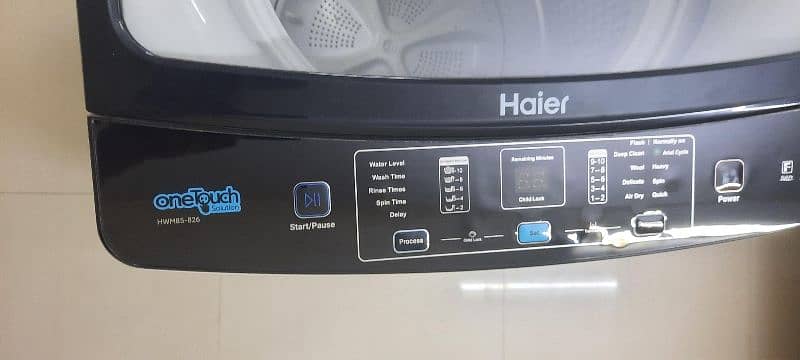 Haier 9kg-HWM 90-826-Fully Automatic-Top Load Washing Machine/10 5