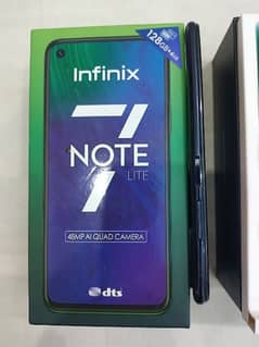 infinix note 7 light  ( 4-128 GB ) good condition
