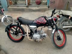 modified 110 into cafe racer brand new look
