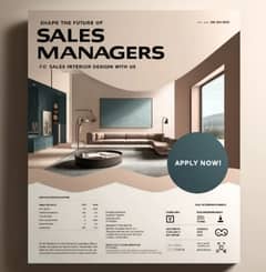 Sales manager and assistant manager required