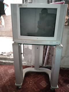 LG tv 21 inch with trolly