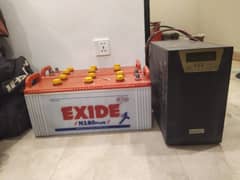 2000 watt inverter 2 Exide batteries 180 ampier