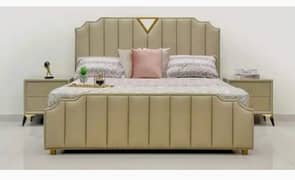 King Size Double Bed With Side Tables/03019225195
