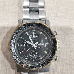 GENUINE PULSAR CHRONOGRAPH 100M MOVT JAPAN WATCH FOR SALE. ONLY SERIOU