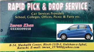 Rapid Pick and drop Services