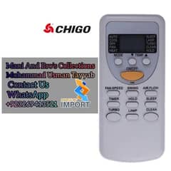 AC Remote All Brand Available Contact Whatsapp : 03269413521