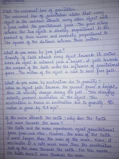 Providing hand writing Assignment service