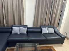 L shape leather sofas designer style for sale