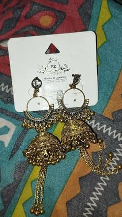 Antique style Indian jhumka