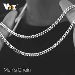 VNOX Stainless Steel Cuban Link Chain: Timeless Style, Lasting Durable