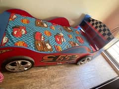 kids car bed with mattress