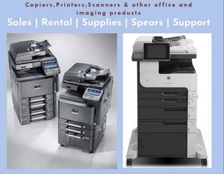 Mid & Large Sized rental Photocopier available with Printer 2