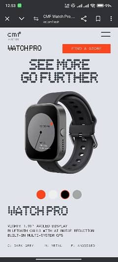 NOTHING CMF Watch Pro Smart Watch