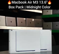 Macbook Air M3 256GB 8GB 13 Inch Display 2024 2022 2020 Box Pack