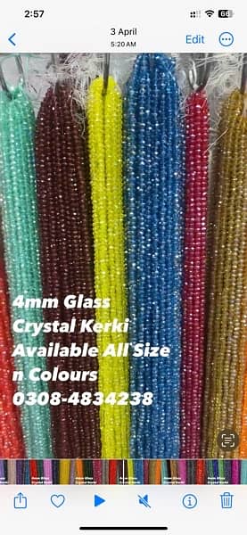 Crystal Glass Stone Beads 0