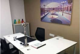 furnished office for Rent ( sharing and separate office space)