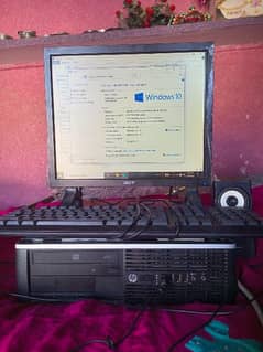 Intel (R) Core i5 pc lcd & music system with computer table For Sale