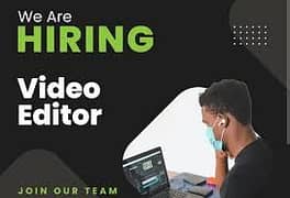 Looking for Video Editor & 2D, 3D Video Animator (Work from Home Job)
