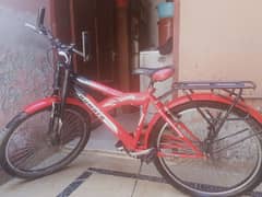 Humber Bicycle 26 inch red colour.
