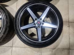 Original USA Vossen 18 inch Rims with Tyre for Civic