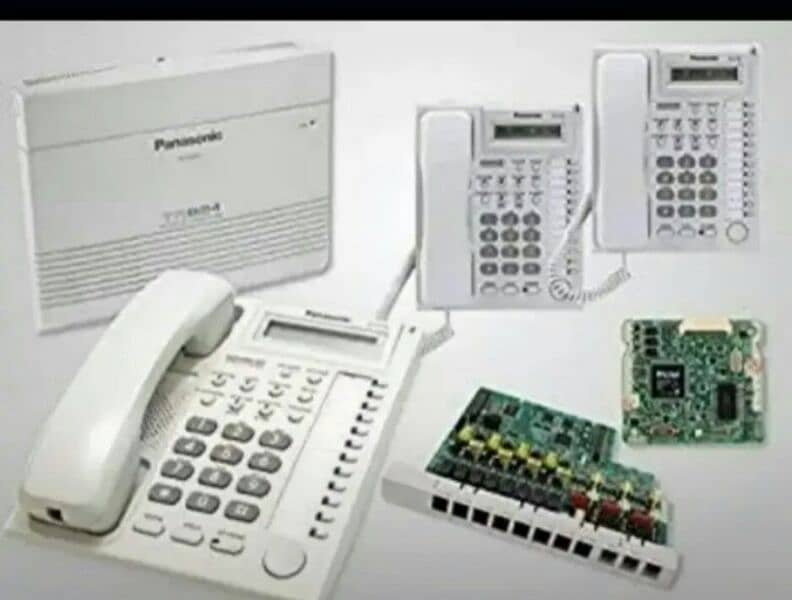 Panasonic pabx exchange 6 Ptcl lines and 24 extensions 0