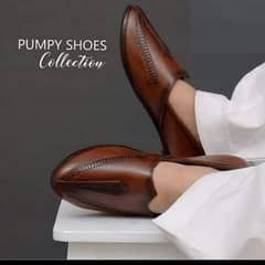 Leather Khussa Cut Shoes For Men