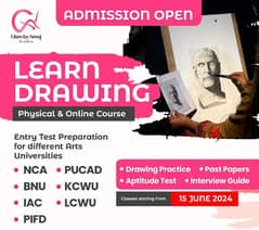 physical and Online course of drawings