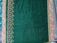 Indian saree Green Unstitched Blouse and Lengo
