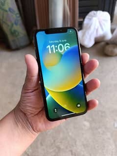 Iphone X 64 GB PTA Approved Black Color 8/10