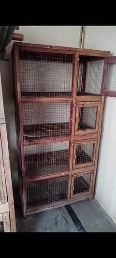 2 big size wood hen cage 03175088407